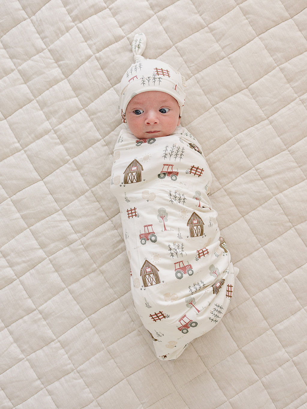 Farmhouse Bamboo Stretch Swaddle